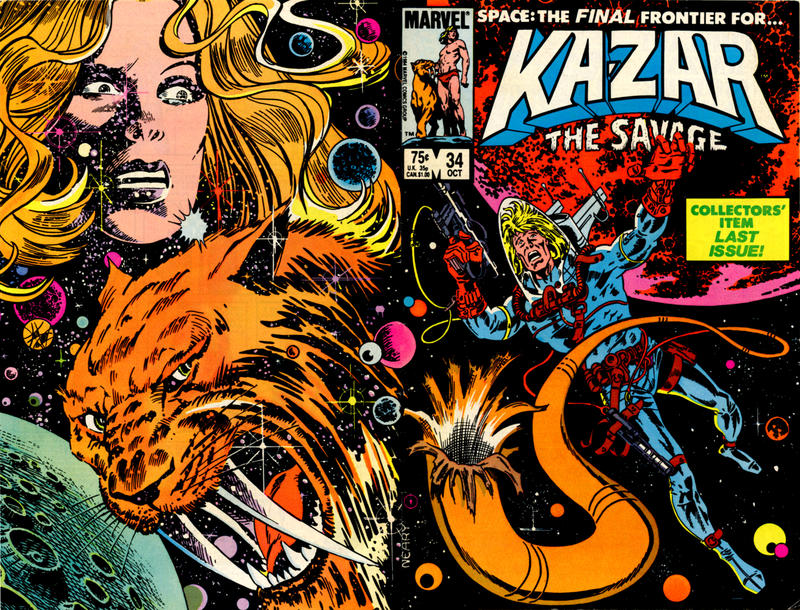 Cover for Ka-Zar the Savage (1981 series) #34