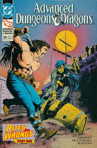 Cover Thumbnail for Advanced Dungeons & Dragons Comic Book (DC, 1988 series) #34