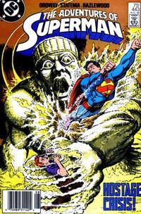 Cover for Adventures of Superman (DC, 1987 series) #443 [Newsstand]