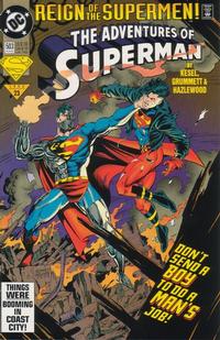 Cover Thumbnail for Adventures of Superman (DC, 1987 series) #503 [Direct]