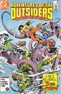 Cover for Adventures of the Outsiders (DC, 1986 series) #37 [Direct]