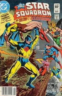 Cover for All-Star Squadron (DC, 1981 series) #21 [Newsstand]