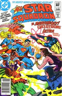 Cover Thumbnail for All-Star Squadron (DC, 1981 series) #22 [Newsstand]