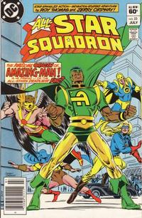 Cover for All-Star Squadron (DC, 1981 series) #23 [Newsstand]