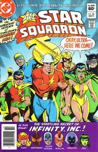 Cover for All-Star Squadron (DC, 1981 series) #26 [Newsstand]