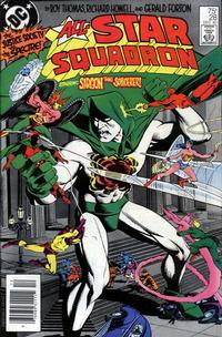 Cover for All-Star Squadron (DC, 1981 series) #28 [Newsstand]
