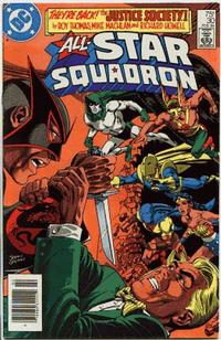 Cover for All-Star Squadron (DC, 1981 series) #30 [Newsstand]