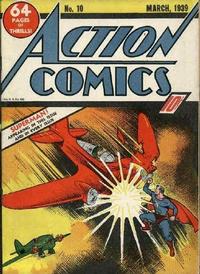 Cover for Action Comics (DC, 1938 series) #10