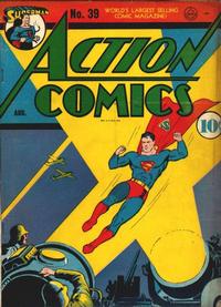 Cover for Action Comics (DC, 1938 series) #39