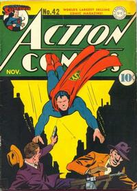 Cover Thumbnail for Action Comics (DC, 1938 series) #42