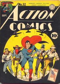 Cover Thumbnail for Action Comics (DC, 1938 series) #52