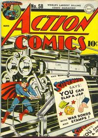 Cover for Action Comics (DC, 1938 series) #58
