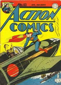 Cover Thumbnail for Action Comics (DC, 1938 series) #63