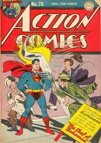 Cover Thumbnail for Action Comics (DC, 1938 series) #78