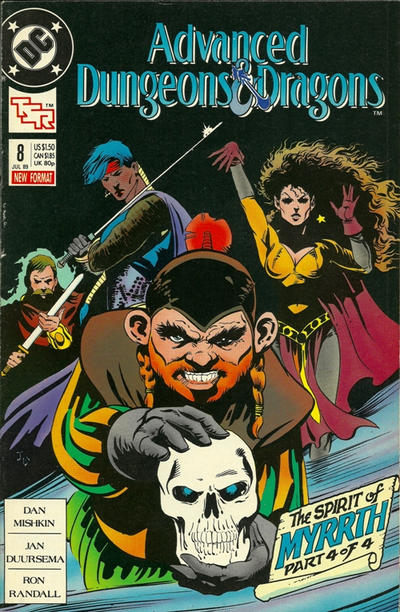 Cover for Advanced Dungeons & Dragons Comic Book (DC, 1988 series) #8 [Direct]