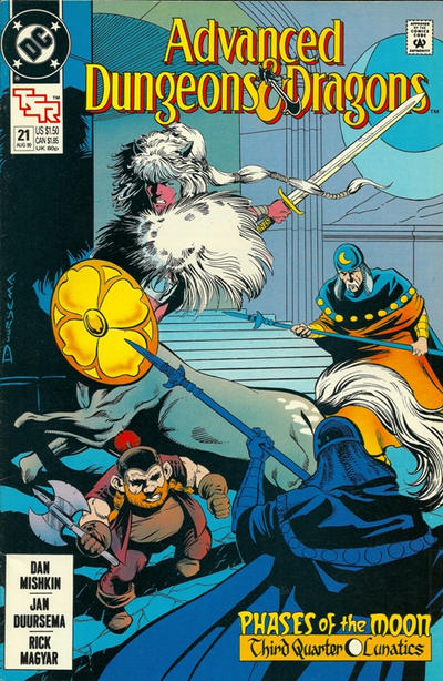 Cover for Advanced Dungeons & Dragons Comic Book (DC, 1988 series) #21 [Direct]
