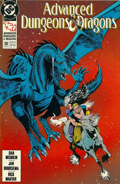 Cover for Advanced Dungeons & Dragons Comic Book (DC, 1988 series) #30