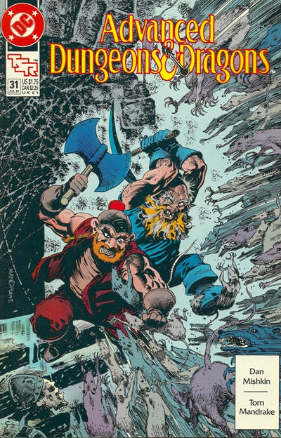 Cover for Advanced Dungeons & Dragons Comic Book (DC, 1988 series) #31