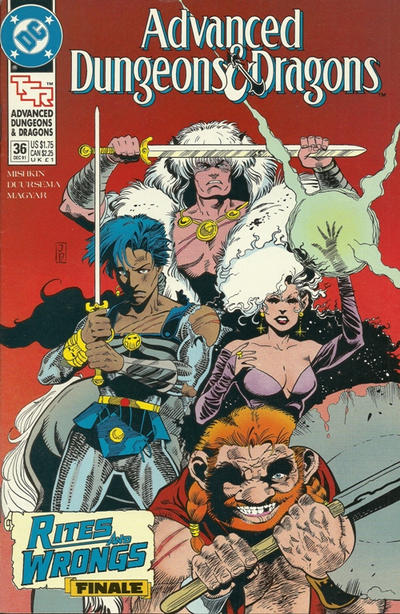 Cover for Advanced Dungeons & Dragons Comic Book (DC, 1988 series) #36