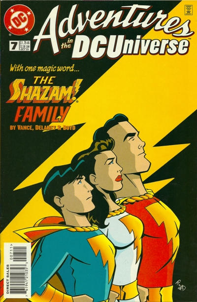 Cover for Adventures in the DC Universe (DC, 1997 series) #7 [Direct Sales]