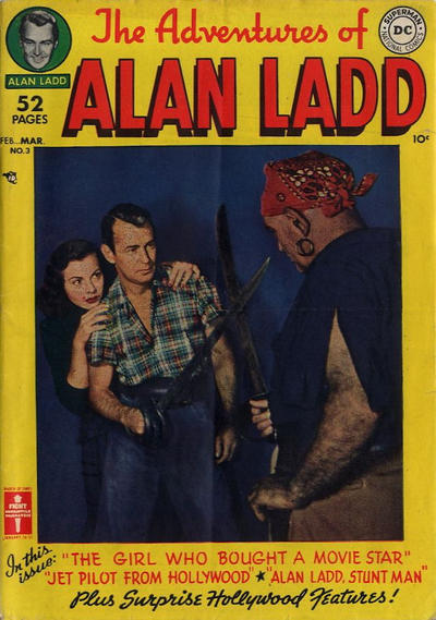 Cover for The Adventures of Alan Ladd (DC, 1949 series) #3