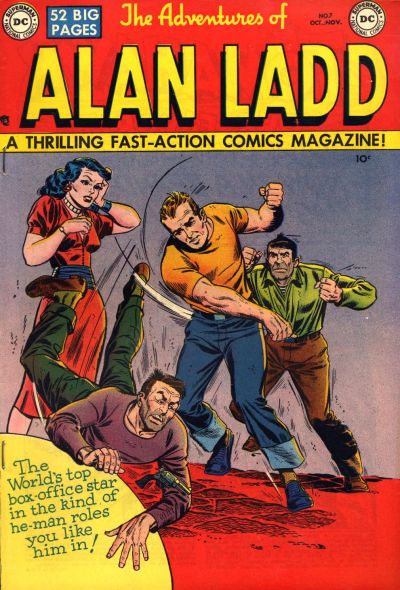 Cover for The Adventures of Alan Ladd (DC, 1949 series) #7