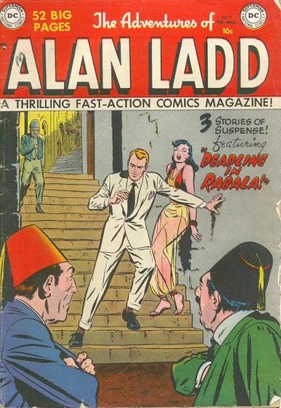 Cover for The Adventures of Alan Ladd (DC, 1949 series) #9