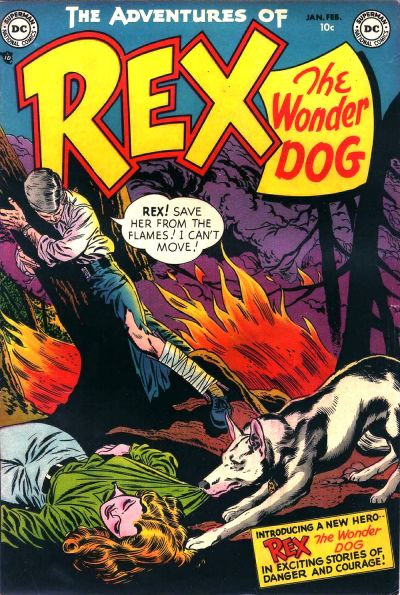 Cover for The Adventures of Rex the Wonder Dog (DC, 1952 series) #1