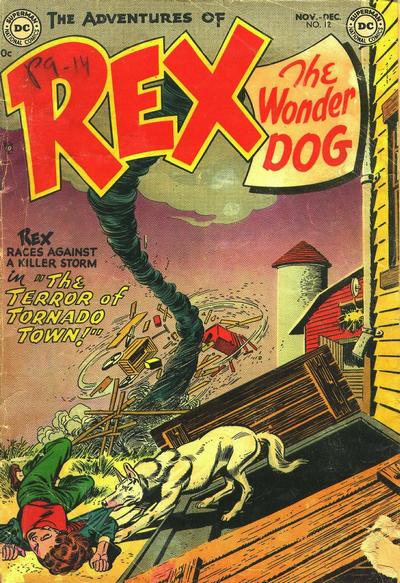 Cover for The Adventures of Rex the Wonder Dog (DC, 1952 series) #12