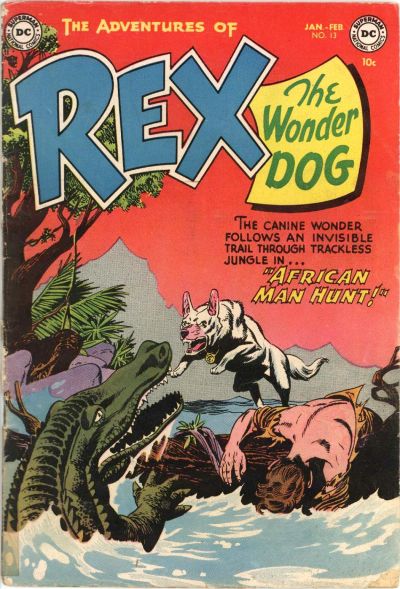Cover for The Adventures of Rex the Wonder Dog (DC, 1952 series) #13