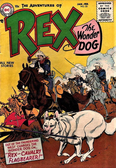 Cover for The Adventures of Rex the Wonder Dog (DC, 1952 series) #25