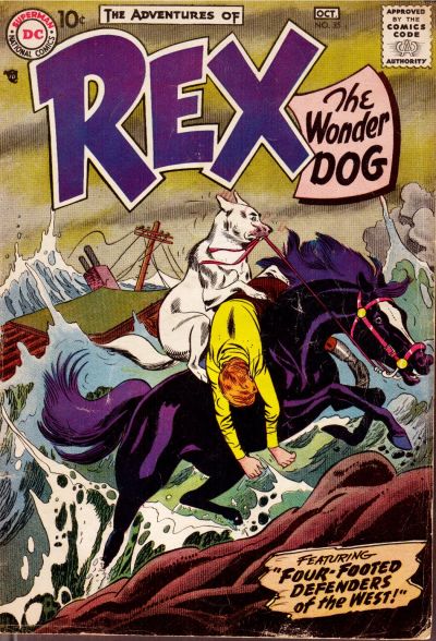 Cover for The Adventures of Rex the Wonder Dog (DC, 1952 series) #35