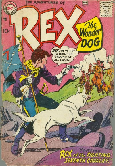 Cover for The Adventures of Rex the Wonder Dog (DC, 1952 series) #37