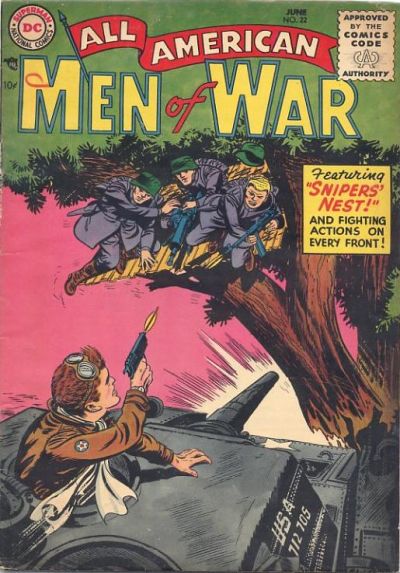 Cover for All-American Men of War (DC, 1952 series) #22