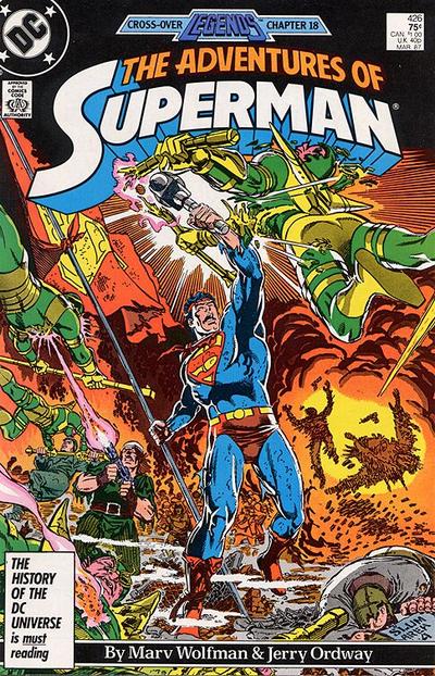 Cover for Adventures of Superman (DC, 1987 series) #426 [Direct]