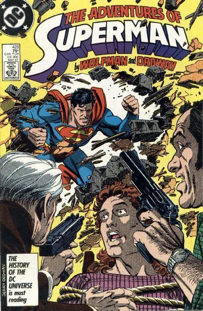 Cover for Adventures of Superman (DC, 1987 series) #428 [Direct]