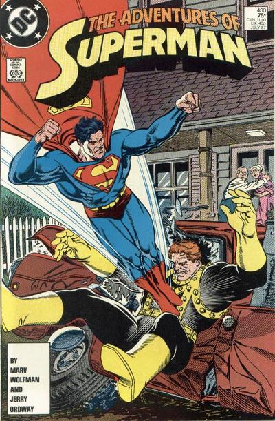 Cover for Adventures of Superman (DC, 1987 series) #430 [Direct]