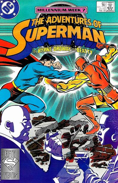 Cover for Adventures of Superman (DC, 1987 series) #437 [Direct]
