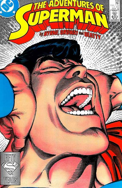 Cover for Adventures of Superman (DC, 1987 series) #438 [Direct]