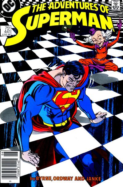Cover for Adventures of Superman (DC, 1987 series) #441 [Newsstand]