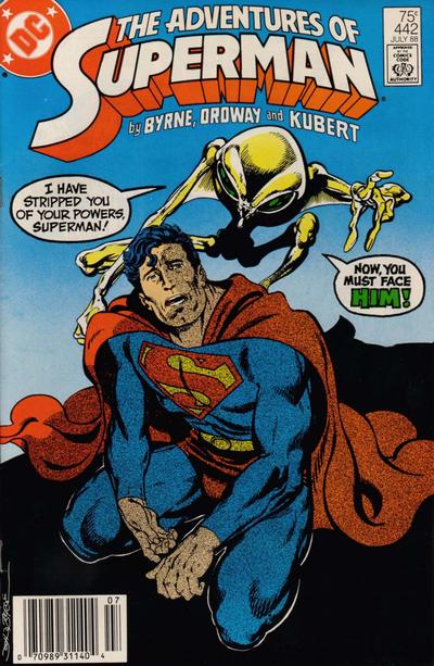Cover for Adventures of Superman (DC, 1987 series) #442 [Newsstand]