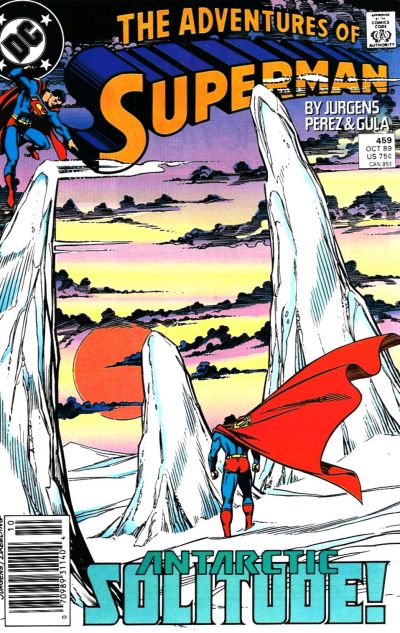 Cover for Adventures of Superman (DC, 1987 series) #459 [Newsstand]
