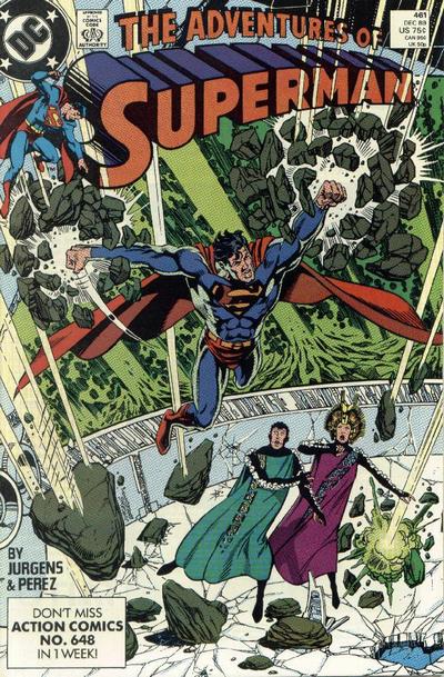 Cover for Adventures of Superman (DC, 1987 series) #461 [Direct]