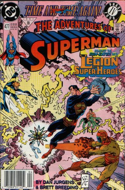 Cover for Adventures of Superman (DC, 1987 series) #477 [Newsstand]