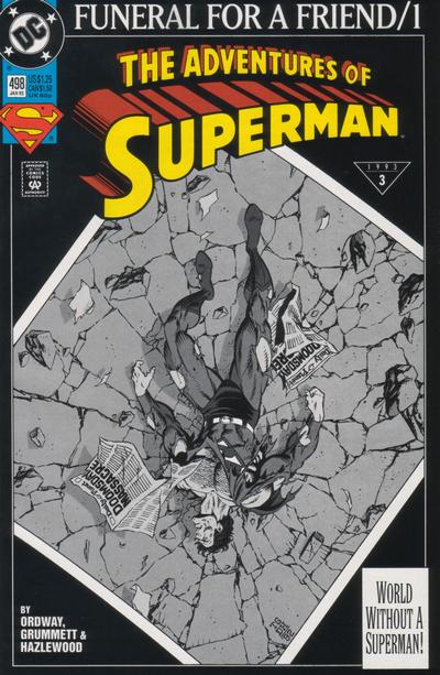 Cover for Adventures of Superman (DC, 1987 series) #498 [Direct]