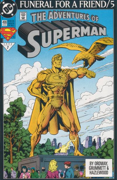 Cover for Adventures of Superman (DC, 1987 series) #499 [Direct]