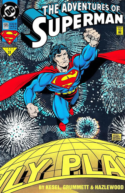 Cover for Adventures of Superman (DC, 1987 series) #505 [Enhanced Edition]