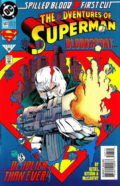 Cover for Adventures of Superman (DC, 1987 series) #507 [Direct Sales]