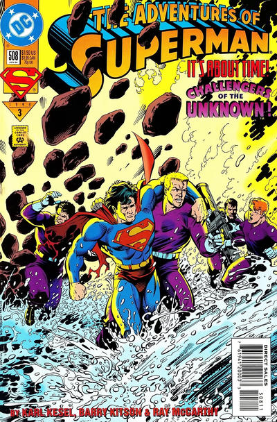 Cover for Adventures of Superman (DC, 1987 series) #508 [Direct Sales]