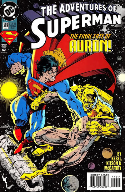 Cover for Adventures of Superman (DC, 1987 series) #509 [Direct Sales]